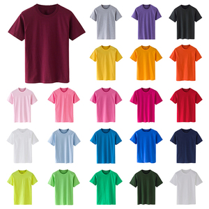 เสื้อยืดคอกลมแขนสั้นสีขาวล้วนสำหรับผู้ชาย ผ้าฝ้าย 100% ทรงปกติ สวมใส่สบาย สีพื้น - Product Image 6