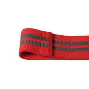 Bandas de resistencia sólidas MUKKA SPORTS con logotipo personalizado, bandas de ejercicio de botín circulares para cadera, para uso unisex - Product Image 4