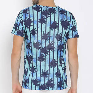 Camiseta Sublimada Personalizada para Hombre, Transpirable, de Secado Rápido, Corte Holgado, Poliéster/Algodón, Alta Calidad, Diseño Más Popular - Product Image 3