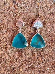 925 Sterling Silver Paraiba Tourmaline Handmade <b>Earring</b> For Women , <b>Beautiful</b> Women <b>Earring</b> . - Product Image 3