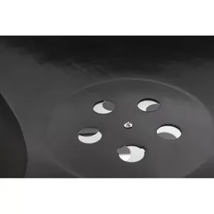 Circular Metal Fire Pit Adjustable Fire Height Knob 45000-49999 BTU Eco-Friendly-Trendy Spaces for Wedding Party Decor Zahid - Product Image 3