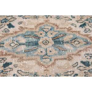 Alfombra Turca de 10x16.7 pies, Alfombra Azul del Suroeste, de Lana - Product Image 5