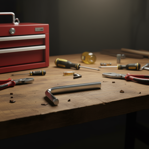 Chiavi esagonali piegate cromate - Product Image 3