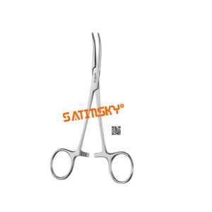 Pinces hémostatiques Satinsky Kelly-Rankin 16 cm, instruments de microchirurgie en acier inoxydable, manuelles, certifiées CE Classe III, haute performance - Product Image 2
