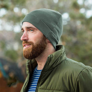 Bonnet en laine 100% pour homme, style décontracté, prix bas, best-seller, couleur unie, motif à pois tricoté - Product Image 4