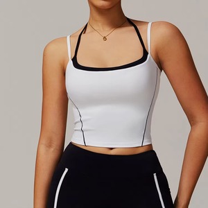 Débardeur de musculation pour femmes en gros personnalisé, dos nu, vêtements de sport de fitness, veste de sport respirante, haut de yoga - Product Image 5