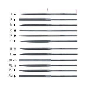 BETA Second Cut Limes à aiguilles Multi-Pack avec tige Ø 3 mm - Product Image 1