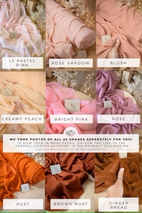 High Quality Customized Colors Chiffon <b>Fabric</b> Soft Matte Airy Girls Lingerie Skirt Headbands Summer Dresses Car/Bag - Product Image 6