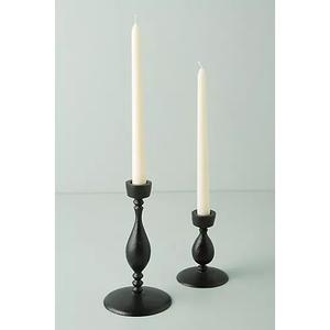 Bougeoir Bougeoir en métal pour l'éclairage et la décoration de la maison Ensemble Bougeoir décoratif élégant finition antique - Product Image 1