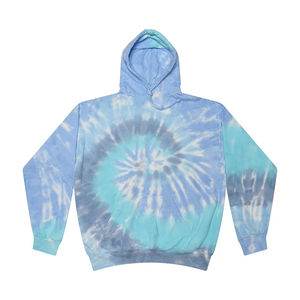 2024 moda personalizada mujer Tie Dye Casual sudaderas con capucha de gran tamaño suelta sudadera con bolsillo - Product Image 1