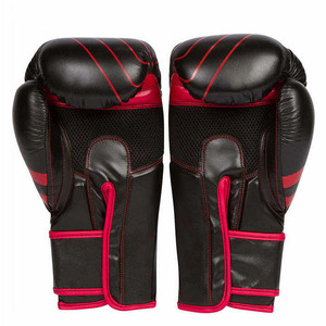 Gants de boxe professionnels en cuir pour MMA et Sanda avec poignées, haute qualité, compatibles écran tactile, personnalisables - Product Image 1