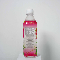 Private Label Frambozen Gearomatiseerde Aloë Vera Pulpsap Drink Dieetdranken In Flesvrije Proefpuree Voor Export