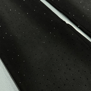 Pantalones de hombre de sudor apilados lavados personalizados Ropa de invierno Pantalones de hombre de sudor de diamantes de imitación - Product Image 4