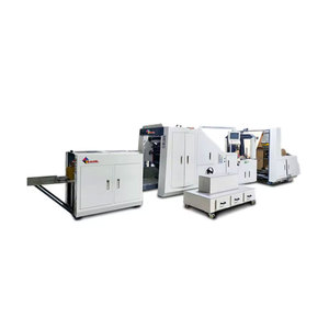 Machine de fabrication de sacs en papier à fond carré entièrement automatique pour sacs en papier kraft carrés - Product Image 4