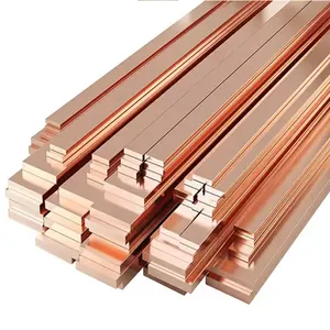 Condutibilidade alta 99,9% barra lisa de cobre puro/barramento do cobre/haste do cobre preço C1100 C11000 0.5mm 10mm 20mm