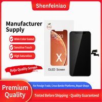 Écran OLED complet de remplacement Ruiju pour iPhone 12 Pro Max, séries 13-17 Plus, Pro, Pro Max, 16e, 17e