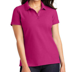 Manches courtes élégantes pour femmes pour polo séchage rapide coton Polyester vêtements de sport haut confortable respirant Streetwear imprimé - Product Image 1