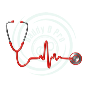 VENTA CALIENTE Estetoscopio médico ENT de doble cabeza realizado para médicos y enfermeras POR DADDY D PRO CE ISO13485 APROBADO - Product Image 1