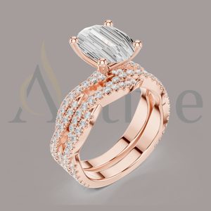 Bague en cristal d'éternité 10K Mode féminine - Product Image 1