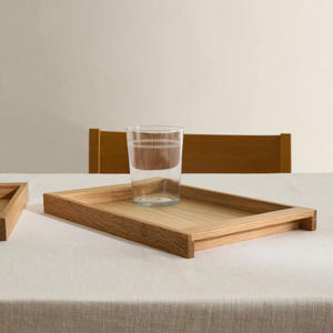 Plateau de présentation de chocolat en bois de service au prix le plus bas tailles personnalisables plateaux de dessert de restauration en bois - Product Image 2