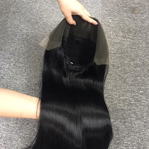 Cheveux humains vierges 100% avec fermeture à lacet frontal HD Cheveux raides en os pour femmes Bla Couleur naturelle - Product Image 2