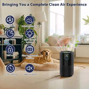 เครื่องฟอกอากาศ 3-in-1 H14 True HEPA สำหรับเจ้าของสัตว์เลี้ยง แบบตั้งพื้น พร้อมโหมดตั้งเวลา โหมดอัตโนมัติ โหมดอโรมาเธอราพี กำจัดฝุ่น - Product Image 5