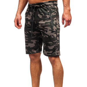 Short de survêtement athlétique d'été pour hommes avec logo personnalisé Short de survêtement d'été unisexe avec poches latérales imprimées - Product Image 2