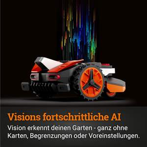 Tondeuse à gazon robotisée WORX Landroid Vision L1600 WR216E.1 sans câble de délimitation pour jardins jusqu'à 1600 m², tondeuse à gazon robotisée IA - Product Image 2