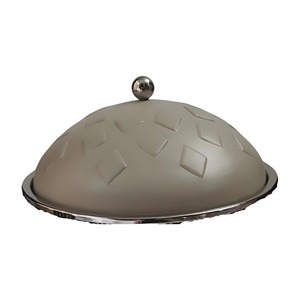 Nouveauté Casserole en acier inoxydable et métal en verre Plat rond enduit de poudre de style design classique pour la sécurité alimentaire - Product Image 2