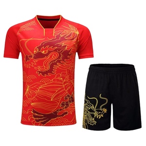 Uniformes de tennis personnalisés imprimés à prix avantageux, faible MOQ, vêtements d'entraînement pour hommes, polo et short, uniforme de tennis - Product Image 1