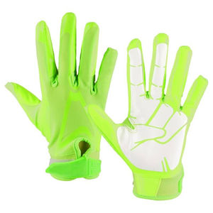 Stylish Design Best Quality American Football <b>Gloves</b> <b>Silicone</b>-free Powder-free Breathable Soft Fabric Right Hand Cheap Rate - Product Image 5