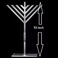 Le meilleur Menorah pour les décorations hanoukka, 72 pouces de hauteur pour les église et à des fins religieuses
