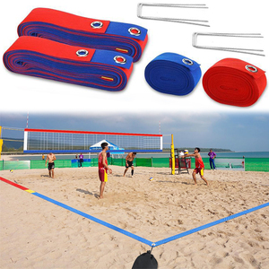 Lignes de <span class=keywords><strong>volley</strong></span>-ball de plage accessoires d'entraînement en plein air Kit de marqueur de cour champ limite pour les sports de prairie de fête de plage - Product Image 1