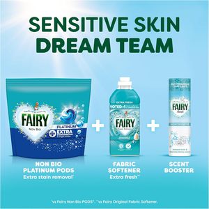 Cápsulas de Lavado Fairy Non Bio Platinum con Eliminación Extra de Manchas (44 unidades x 3) 132 unidades - Product Image 5