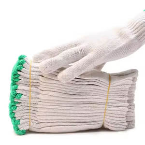 Gants en coton sur mesure, nouveau design, vente en gros, doigts entiers, protection des mains, vêtements de travail, gants en coton - Product Image 1