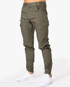 Pantalón cargo ajustado para hombre, corte a medida, aspecto contemporáneo, opción versátil para Eventos informales de oficina y reuniones sociales nocturnas - Product Image 2