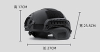 Casque tactique MICH/ACH, équipement de protection de la tête, casque tactique ABS avec protection des oreilles