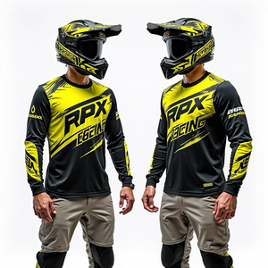 Camiseta de Motocross Personalizada para Hombre, Manga Larga, Transpirable, para Carreras, Cómoda, con Estampado - Product Image 6
