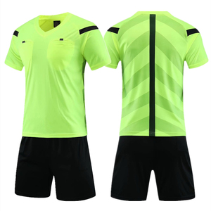 Ensemble de maillots de football pour hommes de qualité supérieure, manches courtes, col en V, évacuation de l'humidité, respirant, séchage rapide, 100% polyester, uniforme - Product Image 2