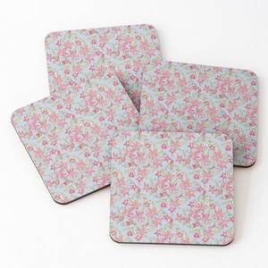 Light pink Color Wood <b>coaster</b> Printed Tea Serving <b>Coasters</b> 4 Pieces <b>Set</b> Home <b>and</b> Kitchen Hot Selling <b>Placemats</b> Epoxy - Product Image 5