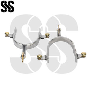 Espuelas de Caballo de Acero Inoxidable/Acero al Carbono/Latón de Alta Calidad Personalizadas al por Mayor, Duraderas y Resistentes a la Corrosión para Doma y Exhibición - Product Image 3
