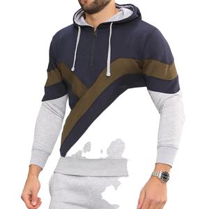 Nuevo estilo Unisex cálido 100% algodón transpirable a prueba de viento conjunto de chándal con cordón cierre polar espesor Invierno 2 en 1 diseño - Product Image 5