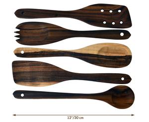 Ensemble de couverts écologiques de design moderne avec couverts en bois naturel de haute qualité Style unique pour la coupe de fromage à la maison - Product Image 4