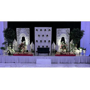 Elegant Muslim <b>Wedding</b> Nikah Stage Back <b>Frames</b> Indian Modern Luxury Indian <b>Wedding</b> Stage Australia DSt Exports Maharaja Stage UK - Product Image 1