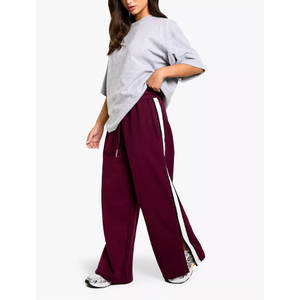 กางเกงวอร์มผู้หญิงไซส์ใหญ่ คุณภาพสูง สำหรับฤดูใบไม้ร่วงและฤดูหนาว - Product Image 1