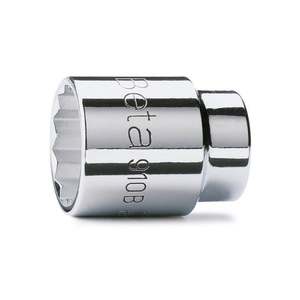 Chiavi a bussola poligonali cromate con attacco quadrato femmina da 3/8 di pollice - Product Image 1