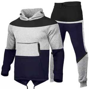 custom wholesale 2023 mens sport cotton sweatsuit blank <b>joggers</b> unisex jogging suit sets track zip cotton tracksuit - Product Image 3