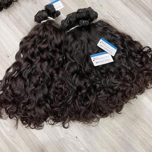 GRAN OFERTA Extensiones de Cabello Natural Vietnamita de Lujo, Textura Ondulada, Trama Doble a Máquina, Color Negro Natural, Listas para Enviar - Product Image 3