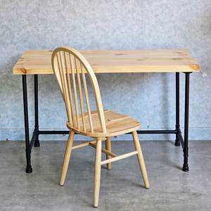 120x60cm Pine Wood <b>Desk</b> and Winder Wooden Chair Combo CB68205 for <b>Computer</b> Use - Product Image 2