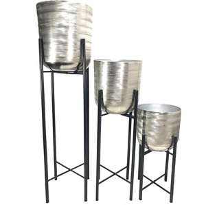 Venta caliente maceta de estilo de lujo con soporte atractivo aspecto de lujo el diseño urbano se adapta a cualquier decoración del hogar comedor Oficina - Product Image 6